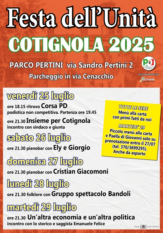 Festa dell'Unità Cotignola
